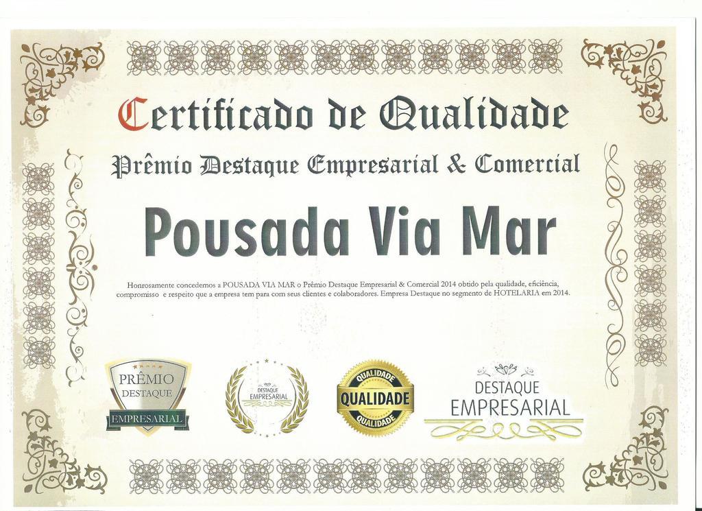 Hotel Pousada Via Mar Itapocu Exterior foto